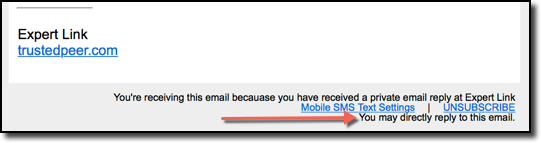 image of direct reply notice